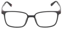 FILA Quadratisch Injected Brillen in Full Matt Grey für Jungen, Brille mit Sehstärke, optional mit Sonnenbrillen tönung oder Blaulichtfilter (Modell VFI489L)