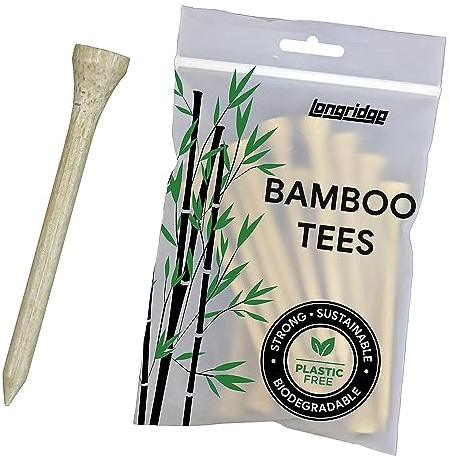 LONGRIDGE Bamboo Tees 69Mm Natural (40 Pcs)