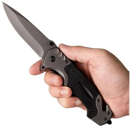 Galica Couteau pliant multiusages-Couteau Pliant 3 en 1- Couteau de Poche en Acier Inoxydable, Couteau multifonctions,. Un beau BéBé