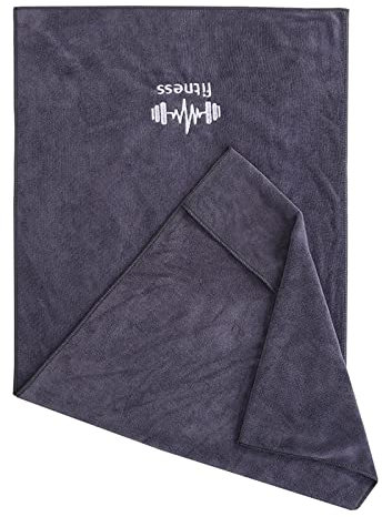Toalla Fitness de Microfibra para Gimnasio, Hombres y Mujeres - Absorbente, Secado Rápido, Ligera - para Entrenamiento, Deporte, Yoga, Playa, Ducha y Viaje