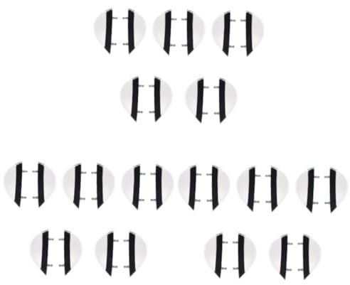 PartyKindom 30pairs Non-slip Glasses Nose Bridges Soft Nose Pads for Eyeglasses Non-skid Pads for Adults and Boys and Girls