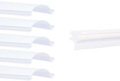 Premium Dichtungsset für 5-teilige Badewannenfaltwand in Alpinweiß - Wasserdichte Lösung für ein trockenes Duscherlebnis, E160258-04