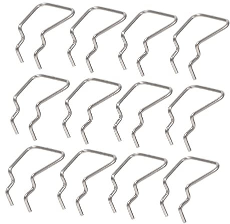CHILDWEET 12stücke Teiliges Edelstahl Pegboard Haken Vielseitige Aufhängeklammern Für Werkzeug Zangenhalter An Stecktafeln Stabiles Regalhaken-display Für Ordnung Und Sichere Lagerung