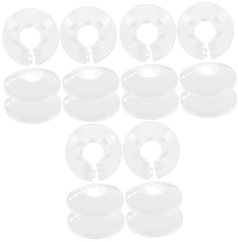 Uonlytech 18pcs Pipe Decoration Radiator Pipe Covers Replacement Plate Water Collar Cover