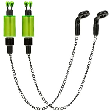 Bobbins Carp Fishing, 2pcs Fishing Bobbins, Bite Alarm Chain, Bite Indicators for Carp Fishing Swingers, Practical Night Fishing Accessories for Beginners