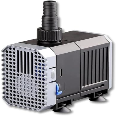 Petite pompe submersible réglable Pompe À Eau Submersible Ultra Silencieuse For Aquarium, Fontaine, Étang De Jardin, Filtre À Eau Réglable, 1500 À 3000 L/h(2000L)