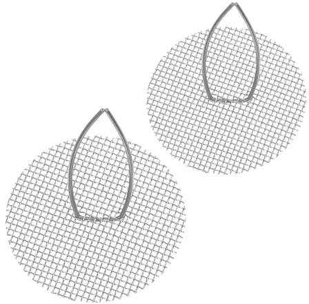 GOOHOCHY 2 Filtros de Malla Antitaponamiento para Tetera de Acero Inoxidable, Colador de Boquilla para Casas de Té y Oficina