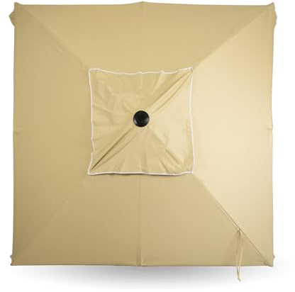 CREVICOSTA QUALITY MARK MARCAS DE CALIDAD - Sombrilla/Parasol cuadrada 2 x 2 m (Beige)