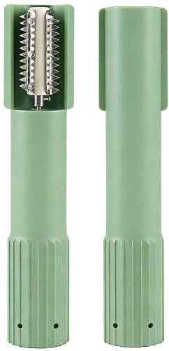 Odetina Electric Grater & Fish Scaler, Handheld Portable Rechargeable Stainless Steel, 2-in-1 Kitchen Tool for Coconut Meat Shredding, Fish Descaling, Suitable for Home Kitchen Restaurant (Green)