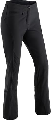 Maier Sports Marie, Pantalones de esquí ajustados para mujer, Pantalones de nieve softshell repelentes al agua, Material elástico y cintura ajustable, Sin PFC, Tecnología stormprotec