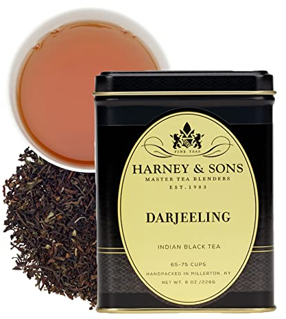 Harney & Sons Loose Leaf Black Tea, Darjeeling 8 Ounce