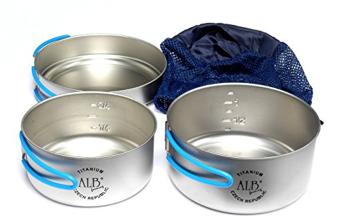 ALB Titanium Camping Cook Set - 3-teilig