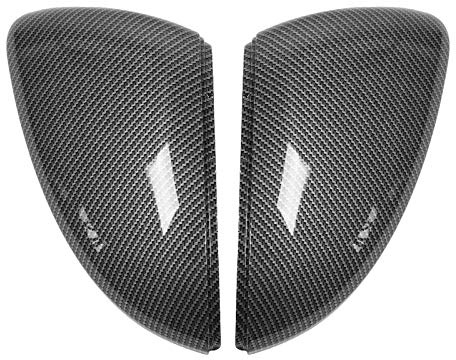 Auto Rückspiegel Abdeckung, Fydun 2 Stücke Rückspiegelkappe Carbon Spiegelkappen für MK7 Schrägheck/für Kombi 2013-2017, für GTD Fließheck/für Kombi 2013-2017