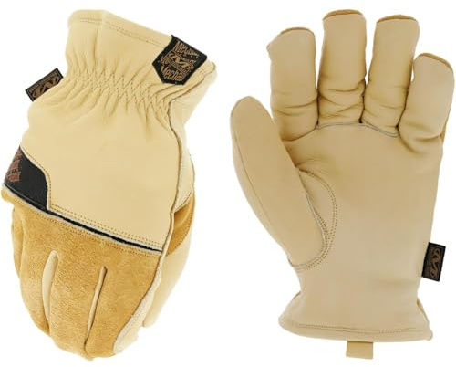 Mechanix Wear Guantes Durahide™ Insulated Driver (Pequeña, negro/gris)