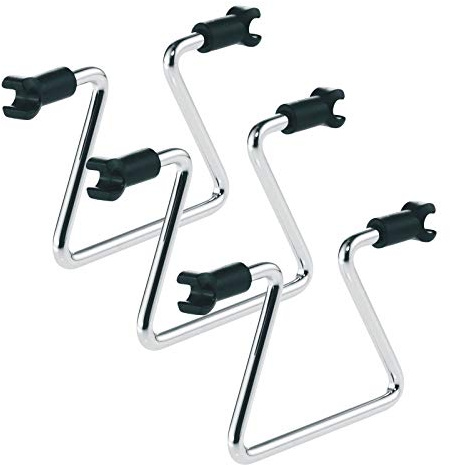 Kesseböhmer 3 pièces 15 étrier de séparation chrome pour élément bas | coulissant n° ARENA Classic Séparateur de cloison