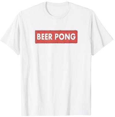 Beer Pong Bierpong Aufnäher Effekt Patch Style T-Shirt