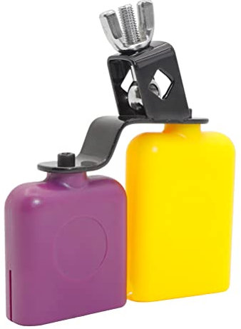 Milisten Cowbell Für Schlagzeug Mit Holz Bangzi Percussion Zubehör Hochtönende Schweizer Kuhglocke Für Drum Set Live Musikprojekte