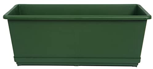 Seat Flor SRL® Blumenkasten Balkonkasten, Balkonkasten, Blumenkübel, Blumenkasten (60cm, Grün)