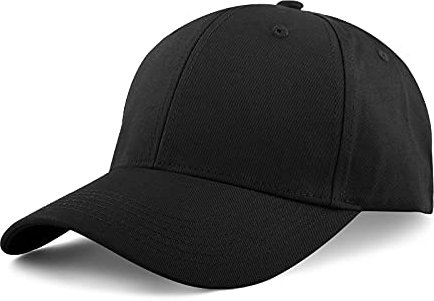 KELOYI Baseball Cap Herren S-M Basecap Damen Sommer Schwarz Baseballkappe Kappe Sonnenhut Baumwolle Atmungsaktiv Outdoor Running