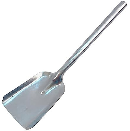 Fireplace Scoop Fireplace Ash Iron Coal Poker Scoop Small Dustpan Bbq Charcoal Ash Poker Scoop Litter Cleaning Tool for Fire Pit Campfires Coal Scoop