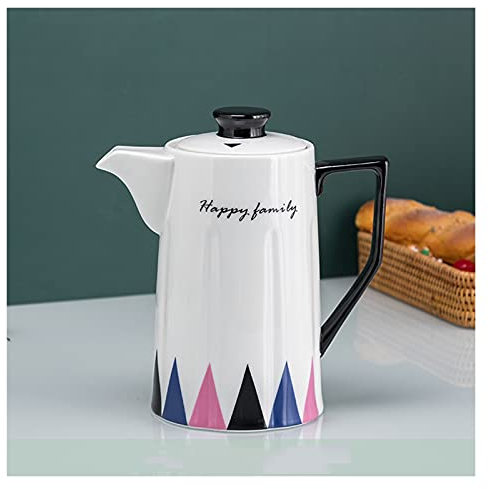 Pichet à Eau Pichet de luxe légère avec poignée et couvercle de grande capacité pichet céramique idéal for le thé glacé, Sangria, limonade et plus (60,8 oz) Carafe à Eau/Pichet en Verre (Color : Mu