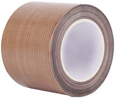 2PCS Hochtemperatur-Teflon-selbstklebendes Band, Vakuummaschine versiegelndes Maschinenband, hitzebeständig zu 300 ℃ (10M/32.8FT) (Farbe: braun, Breite: 50MM)