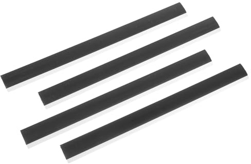 DOITOOL 4 Stück Reparatur Von Kehrschaufeln Dichtung Pumpe Kehrschaufel-ersatzlippe Austausch Der Kehrschaufel-ersatzkante Bucheinband Kantenschutz Für Müllschaufeln Ersetzen Gummi Rand