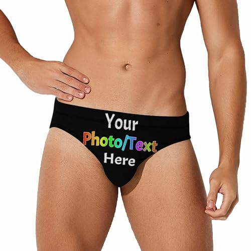 Pantalones cortos de playa personalizados con su foto/texto/logotipo, pantalones cortos de playa personalizados, traje de baño de secado rápido, pantalones cortos de natación para hombres, pantalones