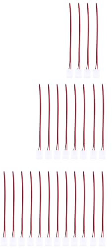 Rtauhife 24 StüCk 8 Mm 2 Pin LED Licht Leisten AnschlüSse für 8 Mm Breite, Flexible SMD 3528 2835 Einfarbige Farbe LED Licht Leisten LöTfrei