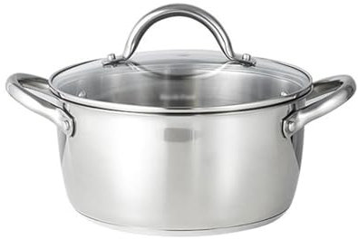 Zuppiera Pentola for zuppa in acciaio inossidabile 304 addensata Pentola a micropressione for uso domestico Stufa a induzione a gas Pentole universali for stufato Ciotola per Zuppa Multiuso da Cucina