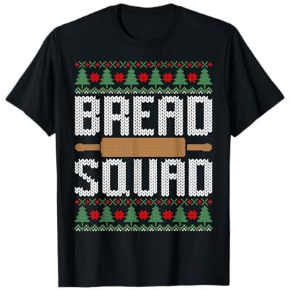 Rouleau à pâtisserie de Noël - Pain Baker - Ugly Sweater T-Shirt