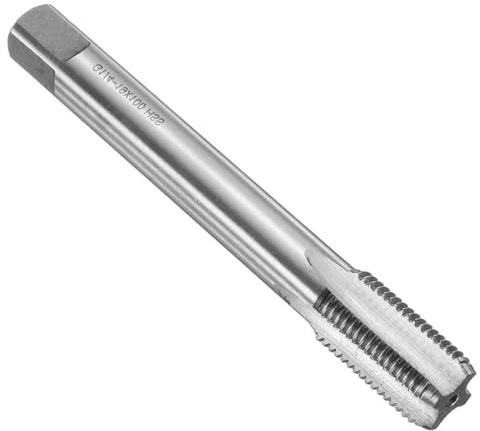 sourcing map Straight Flute Screw Taps G1/4-16 2B Thread HSS6542 Machine Threading Milling Tap Tapping Tools, 3.94 Extra Long