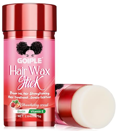 Hair Wax Stick Coiffante pour Stick Cheveux Rebelles - Wax Stick Hair, Cire Cheveux Longue Durée, Lissage pour Femmes & Enfants, Bâton de Finition pour Cheveux - Revitalise & Nourrit les Cheveux