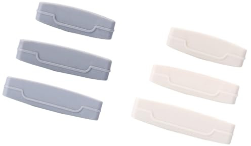 Exprimidor Manual de Pasta de Dientes ABS, 6 Piezas Reutilizable | Limpiadores y Lociones, para Baño, Plástico ABS, Kit 6 Piezas, Reutilizable, Manual Facial, Uso Simple