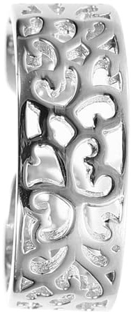 Healeved Verstellbarer Zehenring aus Silber im Ethnischen Stil mit Kreativer Ausgehöhlter Ornamentik als Fußschmuck für Täglichen Gebrauch