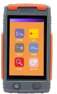 Tester per fibra ottica, Le Funzioni Multiple Del Touch Screen Da 4 Pollici Mini OTDR In Fibra Ottica Includono OPM, OLS, VFL, FLM(SC UPC)