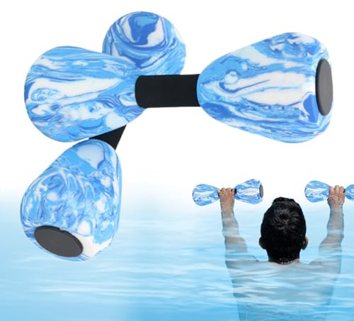 Haltères Aquatiques – Mousse Eva Haute Densité, À Base D'eau, Haltères Aquatiques, Aide À L'entraînement Sportif | Équipement D'aérobic Adapté Aux Entraînements, À La Perte De Poids Aérobie Et Au