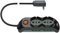VIMAR FP00521.C Presa Multipla con Interruttore Luminoso, 2 Prese universali, 4 Biprese Sicury, 1.5 m, Nero