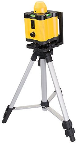 Silverline 273233 Rotationslaser mit Zubehör 30 m Reichweite