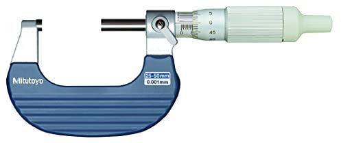 Mitutoyo 102-708 Bandmessschraube, Einhandbedienung, 25 mm-50 mm