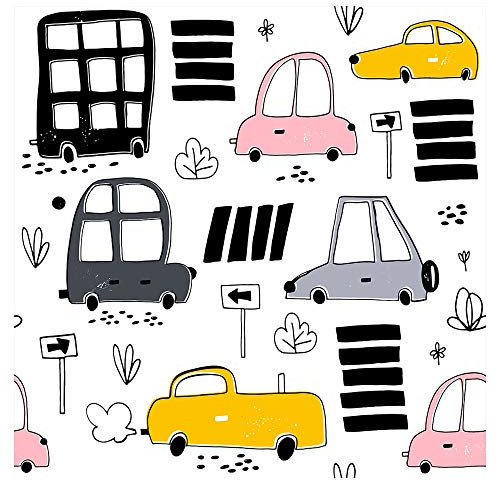 murando - Vlies Tapete Deko Panel Fototapete Kinderzimmer Wandtapete Wanddeko 10 m Tapetenrolle Mustertapete Wandtapete modern design Dekoration - Autos Fahrzeuge für Kinder Junge e-B-0025-j-a