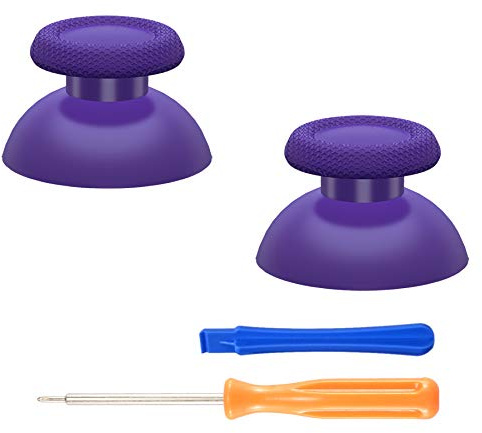 eXtremeRate Analogici Ricambio per ps5 Controller,Levette Analogiche Thumbstick per ps4 Joystick-Viola