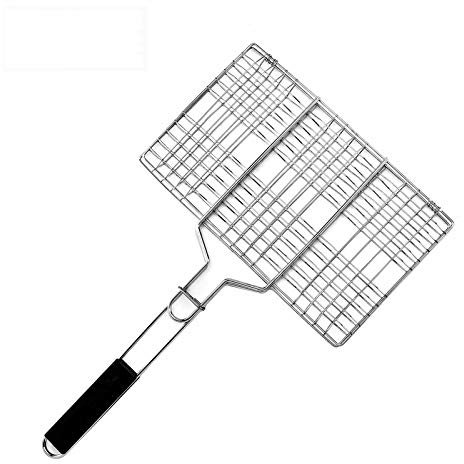 WANWEN BBQ Grillmatte Wiederverwendbare Grillmaschen-Klippmatte Antihaft-Teflon-Küche Kochen Grillmatte Liner Grillzubehör für den Außenbereich Little Surprise