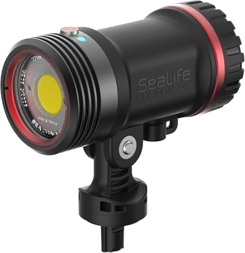 Sealife Sea Dragon SL680 5000 Underwater Lighting Set - Sea Dragon 5000 Photo/Video Light Head with Color Boost, Protective Neoprene Sleeve, Adapters, and Accessories