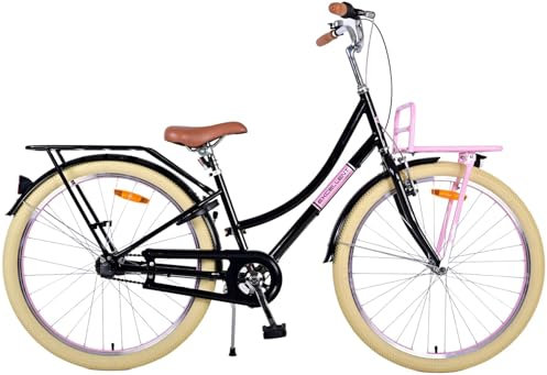 Volare Excellent Kinderfahrrad - Mädchen - 26 Zoll - Schwarz - 3 Gänge