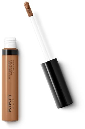 KIKO Milano Full Coverage Dark Circles Concealer 22, Correttore Liquido Per Contorno Occhi E Viso Ad Alta Coprenza, 22 Dark Cocoa