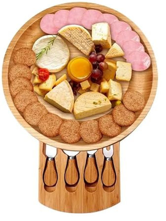 Tabla de bambú for queso, cuchillo for queso, rebanador de queso, cuchara for cortar, utensilios de cocina, tabla de cortar de bambú, tablas de madera for quesos