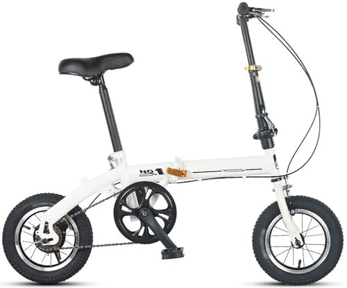 Bicicleta plegable ligera de 12 pulgadas, bicicleta plegable para adolescentes y niños, bicicleta de ciudad plegable ajustable en altura, bicicleta de camping plegable A