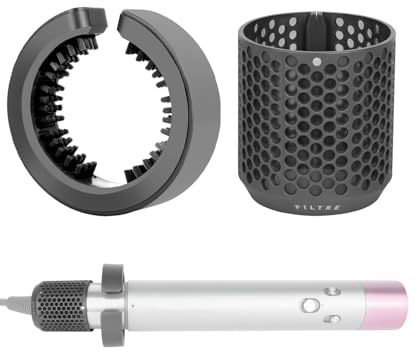 YTCHYYSK Outer Filter Cover and Cleaning Brush for Dyson Airwrap HS01/05/08 | Outer strainer filter cage replacement Parts to remove dust to restore airflow, maintain performance, reduce overheating