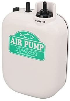 Tragbare, Leise Aquarium-Luftpumpe mit Starkem Sauerstoffvolumen für Aquariumbelüfter, Batteriebetrieben für Outdoor-Angeln